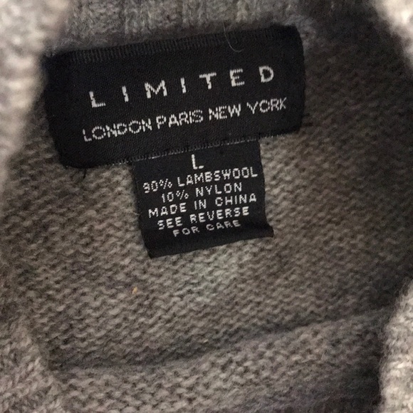 VTG Limited Oversized Sweater Lambswool Blend L - Picture 4 of 7